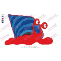 Sea Snail Embroidery Design